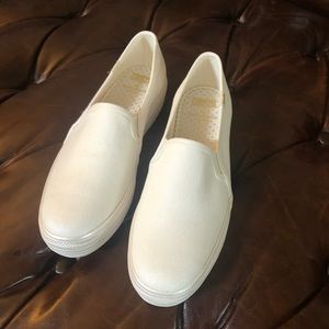 Keds Kate Spade white slip on Shoe brand new 8